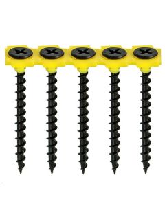 Timco Collated Dry Wall Screw Phosphate 3.5mm x 25mm Coarse Thread (00025COLDYS) - 1000pc