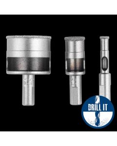 Duro Top Diamond Drill For Very Hard Tiles 16mm x 30mm (16DU-CTD)