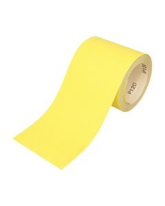 Timco Sandpaper Roll 115mm x 10mtr Yellow - 120 Grit (231405)