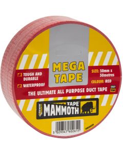Everbuild Mammoth Mega Duct Tape 50mm x 50mtr Red