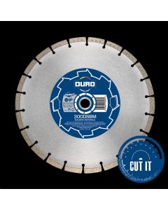 Duro DTAS Base Universal Dry Blade For Concrete & Building Materials 300mm x 20mm (300DSBM)