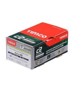 Timco Classic 2 Twin Cut Exterior Countersunk Screw 4.0mm x 60mm (200 Box)