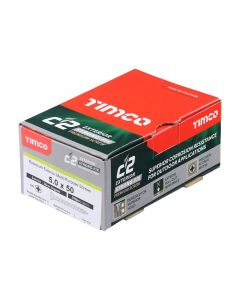 Timco Classic 2 Twin Cut Exterior Countersunk Screw 5.0mm x 50mm (200 Box) 50050SBX