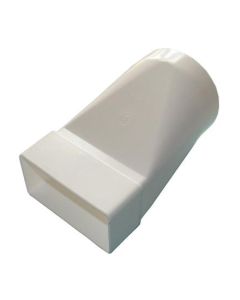 Flat Channel Round To Rectangle Adaptor - 40701 (53515073)