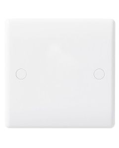 Nexus 1 Gang Blank Plate White (894-01)