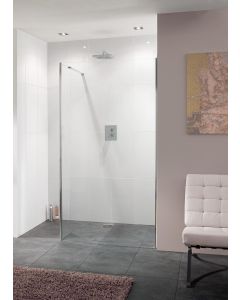 Walk In Wetroom Glass Panel 700mm (8CSSA-070S) - 660mm - 675mm Adjustment