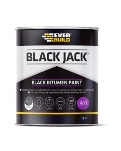 Everbuild 901 Black Bitumen Paint 1ltr