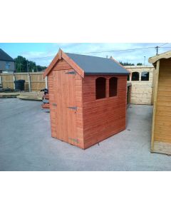 Apex Style Tanalised Logroll Shed 10ft x 8ft