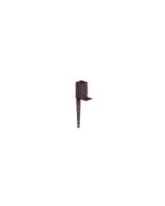 FenceMate Wall Mounted Support 3" x 3" Brown (2680753)