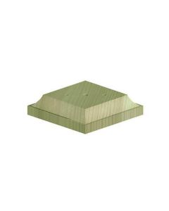 FenceMate Green Treated Post Base For Finial 3" (727075G)