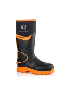 Buckler Hi-Vis S5 Safety 360 Wellington Boot With Ankle Protection Black & Orange Size 12 (BBZ8000BKOR)