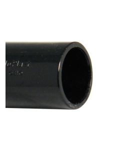 FloPlast Overflow Pipe 21.5mm x 3mtr Black (60055011)