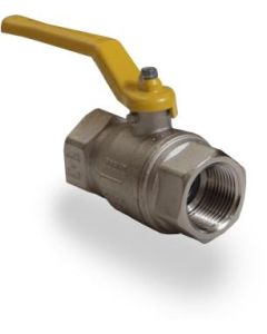 Lever Ball Valve FXF 15mm Yellow (GBVL15)