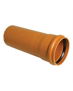FloPlast Single Socket Underground Pipe 110mm x 3mtr (D143)