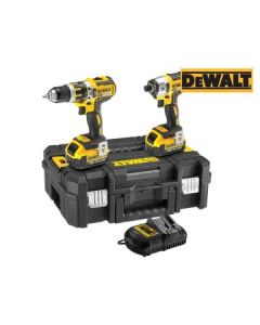Dewalt 18v Combi Drill DCD795 / Impact Driver DCF887 Twin Kit with 2 x 4.0ah Charger & Case