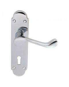 Oakley Lever Lock Furniture (DL168CP/BP) - Pre Packed