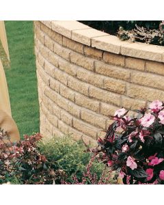 Bradstone Pitched Face Walling 290mm x 65mm Buff (216 per pck)
