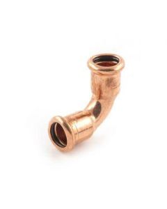 Copper Press-Fit Elbow 15mm x 90 Deg - Water (PFE15W)