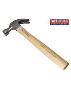 Faithfull 20oz Claw Hammer With Hickory Handle (FAICAH20)
