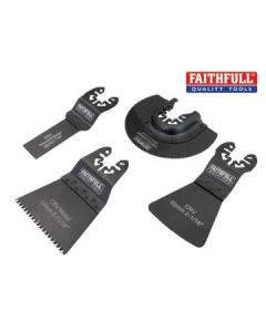 Faithfull Multi Tool Blade Set Floor Kit (FAIMFKIT4) - 4pc