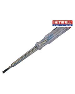 Faithfull Mains Tester Screwdriver 100 - 250 Volt (FAIMTSC)