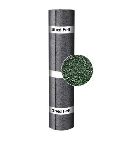 Roofing Felt - Fibre Green Mineral 1mtr x 5mtr (985387) - Shed Felt