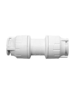 PolyFit Straight Coupler 10mm White (FIT010)