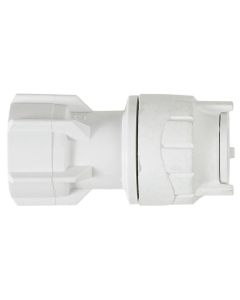 PolyFit Hand Tighten Tap Connector 15mm x 3/4 White (FIT271534)