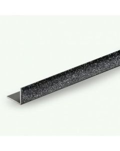Tile Rite Glitter L Shape Trim 10mm Grey (GLGR950)
