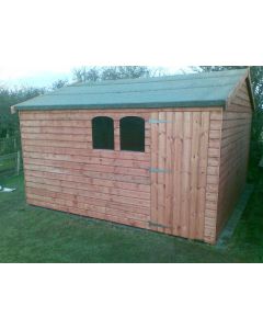 Hi-Apex Style Tanalised Logroll Shed 12ft x 8ft