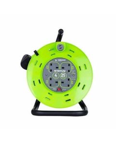 Masterplug 4 Socket Cable Reel With Thermal Cut-Out 240V 25mtr (LDCC2513/4BL)