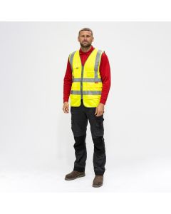 Timco Hi-Visibility Executive Vest Yellow XXL (HVEVXXL)
