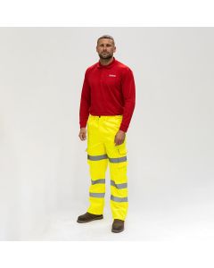 Timco Hi-Visibility Executive Trousers Yellow XL (HVTRSXL)
