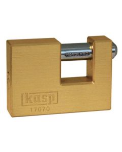 Kasp Brass Shutter Padlock 63mm (K17063D)