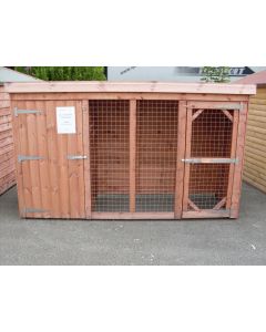 Tanalised Shiplap Kennel and Run 3ft x 3ft