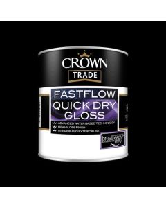 Crown Trade Fast Flow Gloss 1ltr White (5090802)