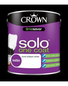 Crown Solo Satin 2.5ltr Brilliant White (5026872)