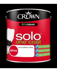 Crown Solo Gloss 1.5ltr Brilliant White (5026866)