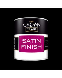 Crown Trade Satin 1ltr White (5074311)