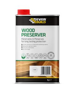 Everbuild Wood Preserver 1ltr Clear