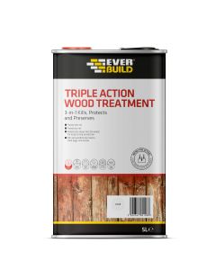 Everbuild Triple Action Wood Treatment 5ltr Clear