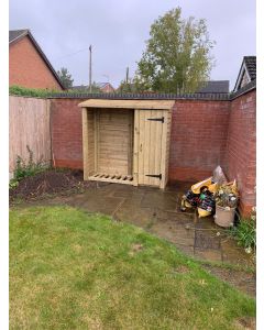 Logstore With Tool Store 6ft x 6ft