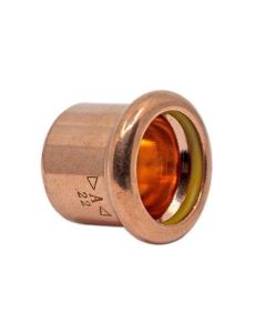 Copper Press-Fit Stop End Cap 15mm - Gas (PFEC15G)