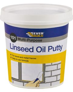 Everbuild Multi Purpose Linseed Oil Putty 500g Brown