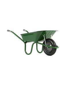 Haemmerlin Original 90ltr Wheelbarrow With Pneumatic Tyre - Green
