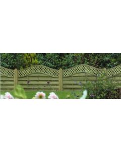 KDM Omega Lattice Top Fence Panel 1800mm x 1200mm (OLT120)