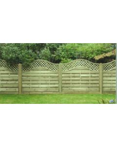 KDM Omega Lattice Top Fence Panel 1800mm x 1500mm (OLT150)