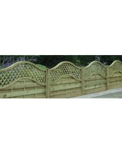 KDM Omega Lattice Top Fence Panel 1800mm x 900mm (OLT90)