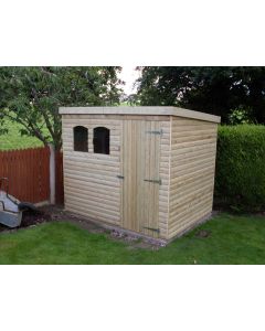 Pent D Style Tanalised Shiplap Shed 10ft x 8ft