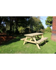 Heavy Duty Picnic Table 1800mm - Sits 6/8